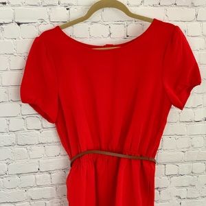 Never worn! Red romper!